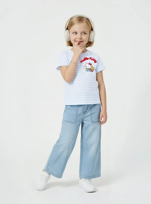 Girls Hello Kitty Print T-shirt